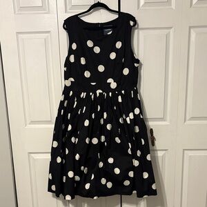 EUC ModCloth Fit and Flare Polka Dot Dress: Size 20